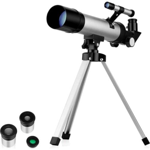 Telescope for Kids Telescopes for Astronomy Beginners Capable of 90X Magnification,Eyepieces Tabletop Tripod Viewfinder