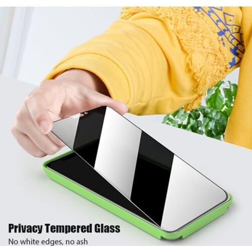 Anti-spy Glass 9D Anti Glare Phone Glass for iPhone 12 Pro Max X XR XS Privacy Tempered Glass for iPhone 11 Pro 7 Plus 8 6 6S SE