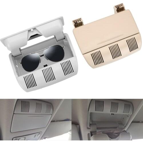 Sunglass Clip Car Sunglasses Roof Storage Box Glasses Holder for Skoda Octavia Fabia Roomster 1Z0868565E Car Accessories