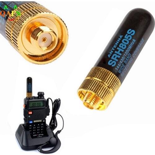 Mini SRH-805S 5CM SMA-F Female Dual Band Antenna for BAOFENG UV-5R BF-888S Radio SRH-805S Antenna
