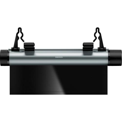 Zq Car Trash Can Car Interior Garbage Bag Rear Cleaning Storage Hidden Folding Hanging Tube