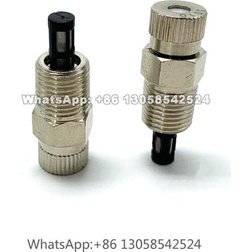 1/8” Mist Anti-drip Nozzle, Misting Garden Water Spray Nozzle, Ceramic Core Mist Nozzle, Stainless Steel Core Fog Nozzle