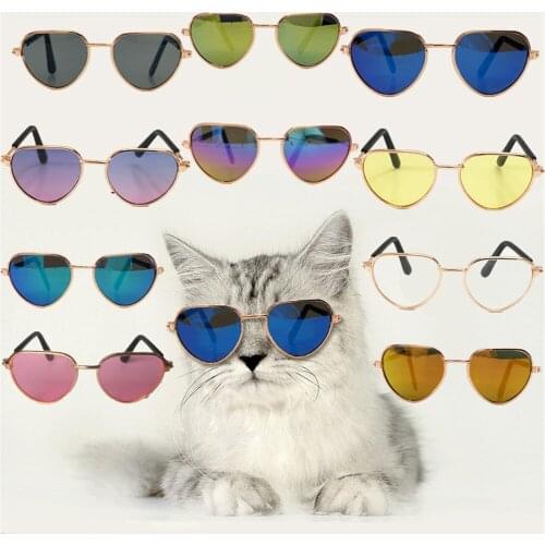1pc Lovely Pet Cat Glasses Small Dog Glasses Pet Products Little Dogs Cats Eye-Wear Dog Sunglasses Photos Pet Accessories Kitten