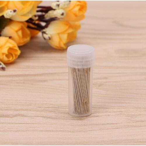 100Pcs Golden Tail Needles 24# Embroidery Fabric Cross Stitch Needlework Tool C5AC