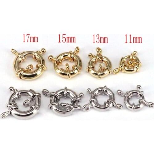 20PCS, Fashion Spring Ring Clasp With Open Jump Ring Accessories For Jewelry DIY Findings Components