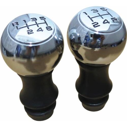 5 6 Speed Stainless Steel Manual Gear Shift Knob VTS Sports Lever HandBall For Peugeot 106 206 306 308 406 107 207 307 407