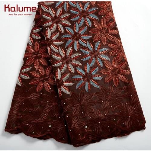 Kalume African Lace Fabric Diy Dress Swiss Voile In Switzerland Stones Nigerian Lace Fabrics For Dresses Lace Fabric F2386