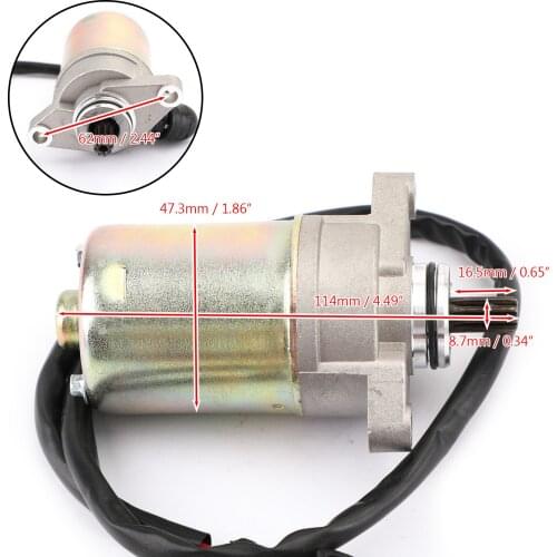 Artudatech Starter Motor Fit for Bombardier DS70 DS90 Mini 2-Stroke 2008-2018 V31200-DGF-000 Motorcycle Accessories Parts