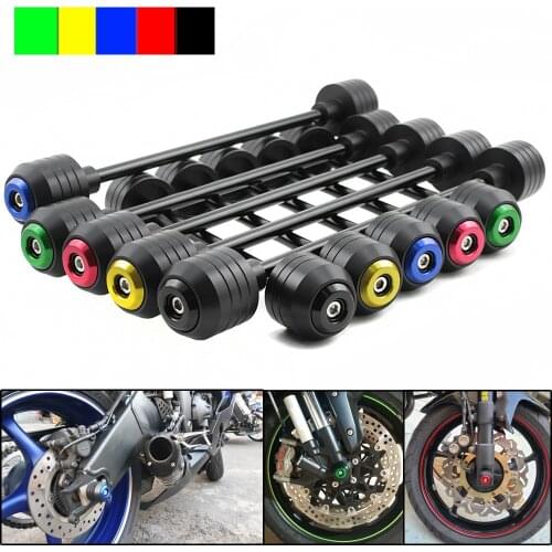 For SUZUKI GSXR GSX-R 1000 2003 2004 Front Rear Wheel Slider Fork Axle Protector Swing Arm Crash Protector Pad Guard POM NEW