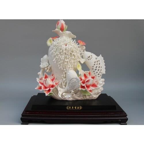 There are more animals and fish every year high-end accessories Home decoration luxury Ceramic sculpture art creative home Carvi