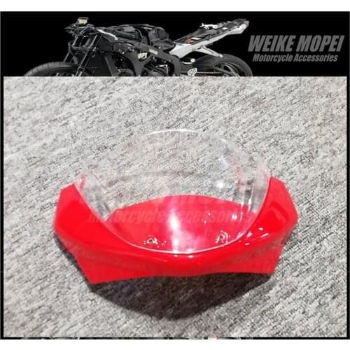 Red Motorcycle Front Windshield Upper Fairing Headlight Cowl Nose Panel Fit For DUCATI Monster 696 796 1100 EVO