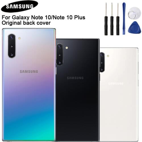 Samsung Backshell Back Cover for SAMSUNG Galaxy Note 10 Note10+ Note10 Note Plus Phone Battery Cover Glass Housing Case + Tools