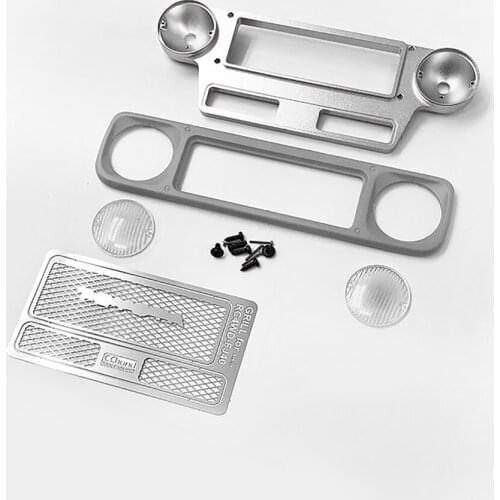 Headlight Front Lamp Grille for 1/10 RC4WD G2 FJ40 RC Car Accessories