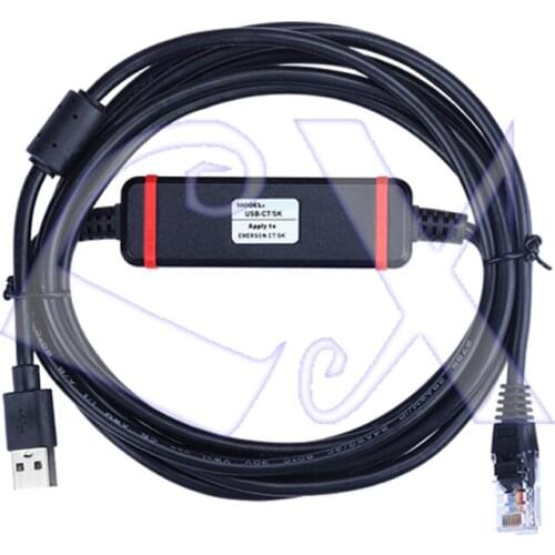 Suitable for Emerson inverter CT SK debugging cable data download line comms Cable USB-RS485