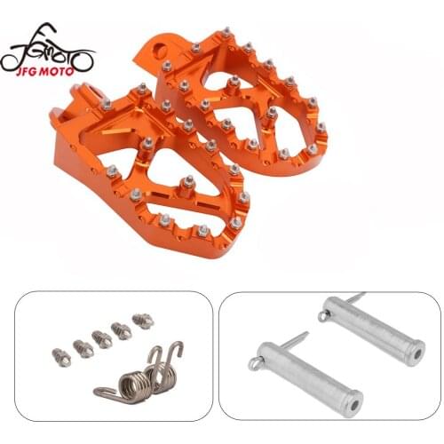 For KTM SX SXF EXC EXCF XC XCF XCW XCFW 65 85 125 150 200 250 300 350 Foot Pegs Pin FootRest Footpegs Rests Pedals