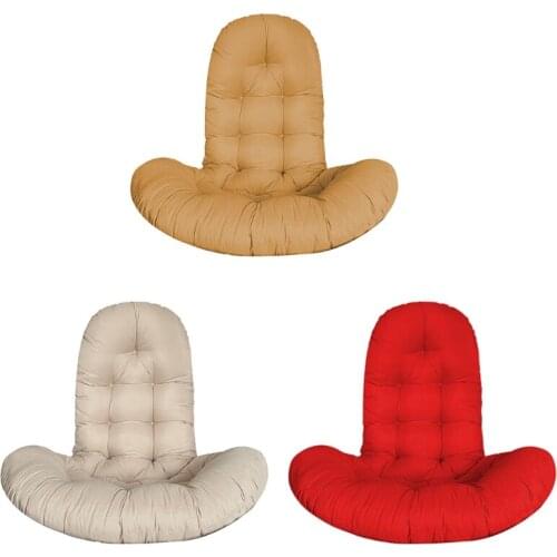 Hanging Basket Egg Chair Pad Patio Outdoor Leisure Swing Hammock Seat Cushion Pillow Garden Rocking Chair Mattress