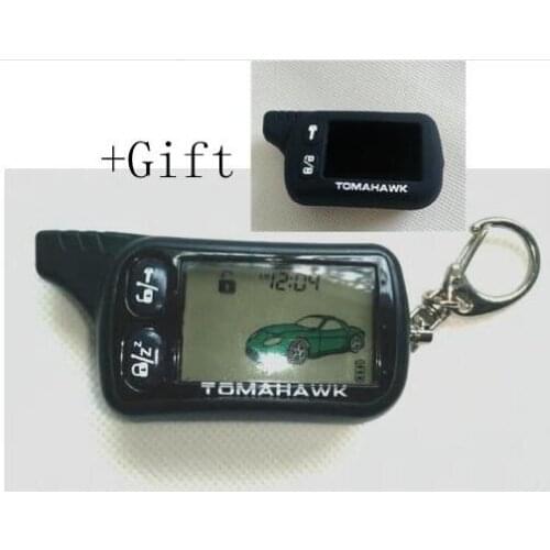 TZ 9030 LCD Key Remote Control Fob Keychain, Compatible with Tz9030 Two Way Car Alarm System