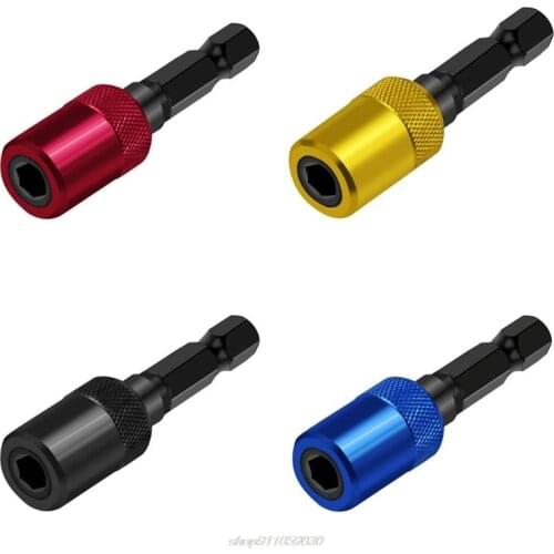 1/4 inch Hex Shank Quick Release Electric Screwdriver Magnetic Extension Rod Bit Holder 60mm Jy9 21 Dropship