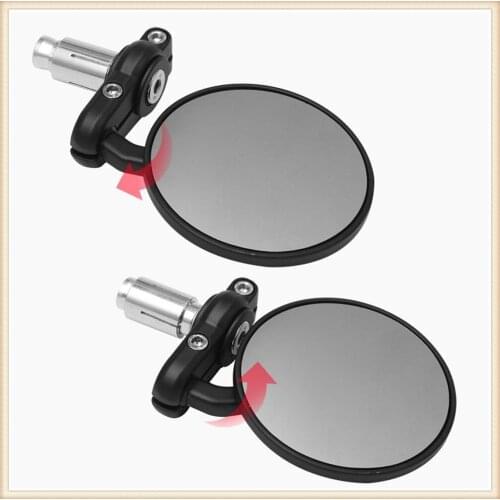 2pcs Motorcycle Mirror Round Bar End Convex Handle Bars for KTM 300EXC 300XC 350SX-F XC-F XCF-W 250EXC-R 300XC-W