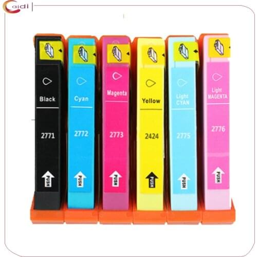 6Pack compatible cartridge for Epson T2771 T2772 T2773 T2774 T2775 T2776 for Epson Stylus Photo XP-850 Printer