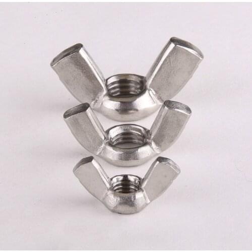 304 Stainless Steel Butterfly Nut A2-70 M*3/4/5/6/8/10/12 DIN315
