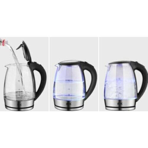 1.7L Electric Kettle 1850W Glass Boiler Health Preserving High Quality