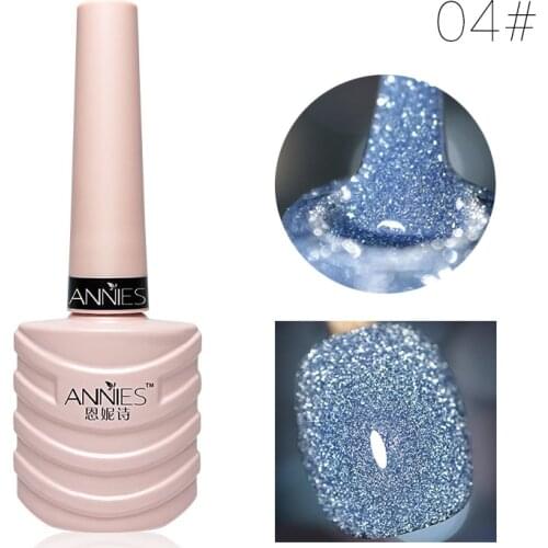 12 Colors Professional Explosion Diamond Nail Glue Semi Permanent Soak Off UV LED Gel Manicure Shimmer Glitter Nail Polish