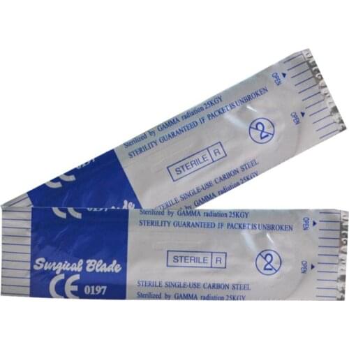 10 pcs/pack 22# Surgical Blades For 22 # Scalpel Use Carbon Steel Replacementable Carving Tissue Blade Knives Tools