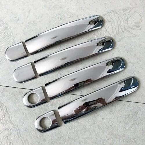 ABS Chrome Door handle Protective covering Cover Trim For Volkswage PASSAT B6 2006 2007 2008 2009 2010 2011(8pc) Car styling