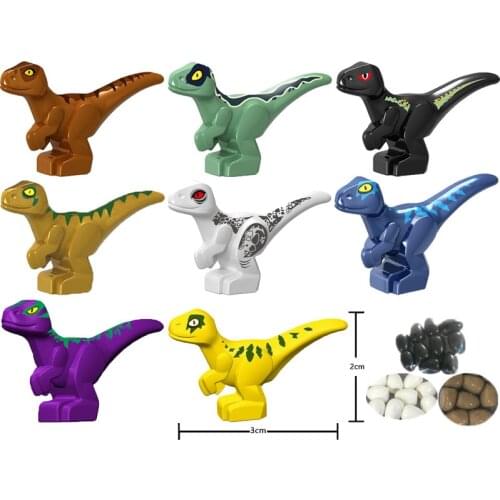Jurassic World Park Dinosaur Building Blocks Dinosaur Egg Baby Indoraptor Pterosauria Animal Bricks Parts Toys for Children C206