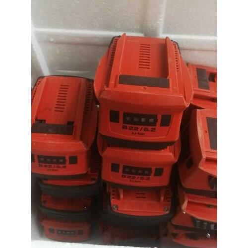 HILTI lithium battery. HILTI Drill B22 21.6V/22V Lithium Battery 5.2AH (Used Products)
