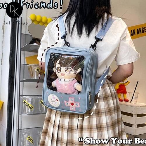 Cute Game Console Design Lolita Girls Shoulder Bag Fashion Nylon Backpacks Casual Ladies 3 Way Ita Bag New Student School Bag