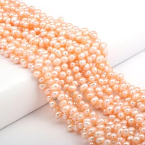 Fashion Freshwater Pearl Beads Colorful Loose Beads for DIY Women Jewelry Making Bracelet Necklace Size 6-7mm