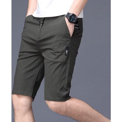 2020 Summer New Bermuda Casual Shorts Male Fashion Solid Color Mens Beach Cotton Shorts Brand clothes 4 Colors M29