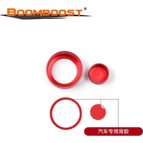 4 Pcs Originalcar Mold Air Conditioning BMW Old 3 Series E90 AluminumAlloy Decorative Ring Red Interior Modification 2005-2012