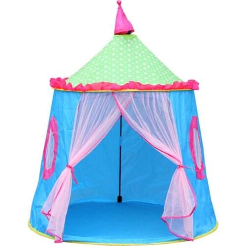 Kids Play Tents Play Game House Foldable Portable Indoor Outdoor Tent Tipi Toys Princess Castle Photo Props Birthday Present