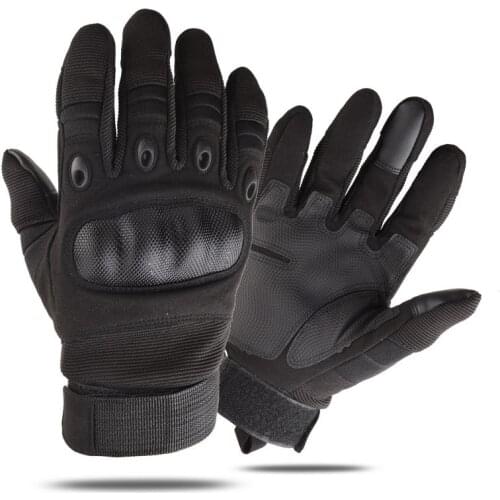 Carbon Fiber Shell Hard Shell Tactical Gloves Men Riding Protection Anti-Cutting Fitness Combat Trainin Army Military Gloves