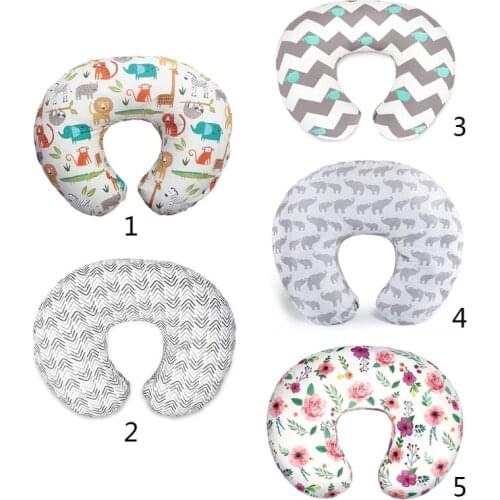 Newborn Baby Nursing Pillows Cover Maternity U-Shaped Breastfeeding Pillow Slipcover Infant Cuddle Cotton Feeding Waist Cushion