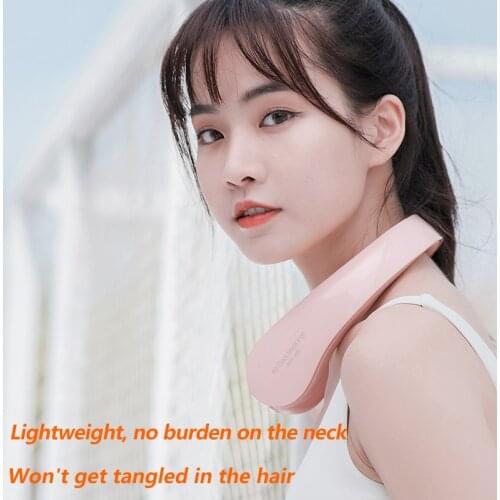 Xiaomi Fan Portable Hanging Neck Fan Mini Bladeless Fan 4000mAh USB Charging Hanging Fan For Home Outdoor Air Conditioner Cooler