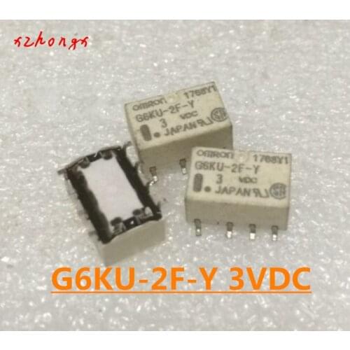 Relay G6KU-2F-Y 3VDC SMD 8-pin 3V 4.5VDC 5VDC 12VDC