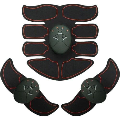 Body Abdominal Massage Simulator Machine Wireless Electric Muscle Stimulator Trainer Smart Exercise Abdominal Training Massager