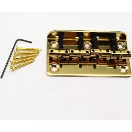 1Set Top Load Vintage 4 String Bass Bridge Saddle Precision Jazz for FD P - Jazz Bass