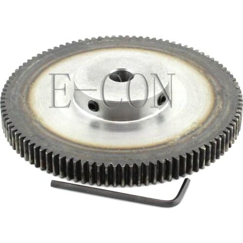 1pcs 1M100T 8mm/10mm/12mm/15mm/17mm/20mm Bore Hole 100 Teeth 100T Module 1 Motor Metal Gear Wheel Top Screw