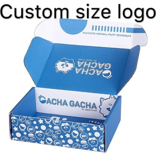 1000pcs kraft box wholesale color package carton small gift box Wigs blank 3layer corrugated box customized size printed logo