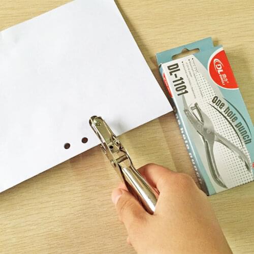 3pcs/lot School Office Metal Single Hole Puncher Hand Paper Punch Tool Stationery Set For Drop Ship