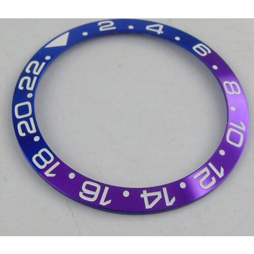 38mm Accessories Parts Rotating bezel insert fit for 40mm submariner SKX 007 watch