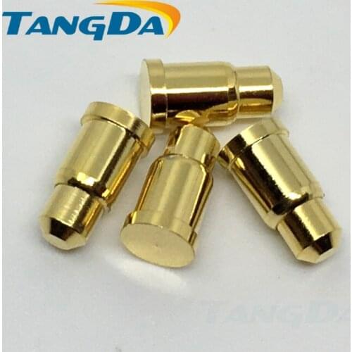 4.6 8.5 pogo pin connectors 4.6*8.5mm Current pin Battery pin Test thimble probe Gold Plated 12V 1A Charge AG