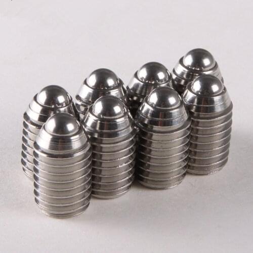 5PCS Socket Set Screws Ball Point 304 Stainless Steel M4*10mm