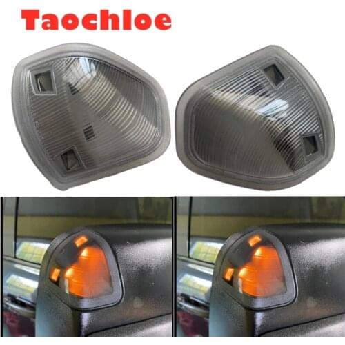 Pair Side Mirror Marker Lights LED For 2010-2018 Dodge Ram 1500 2500 3500 4500 5500 Turn Signal Lights OEM 68302828AA 68302829AA