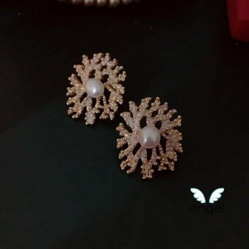 Brincos Brinco Oorbellen Call Me Angel Ornaments Freshwater Pearl Port Of Retro Atmosphere Quality Metal Baroque The Galaxy